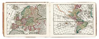 (MINIATURE ATLAS.) Tobias Conrad Lotter; and Tobias Lobeck. Atlas Geographicus Portatilis.